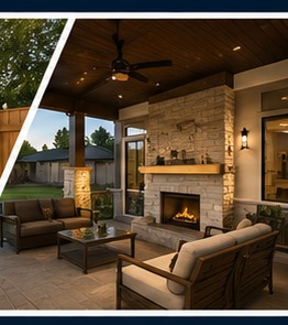 Covered outdoor patio